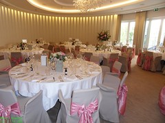 Wedding reception in the Oval room @ Coworth Park
